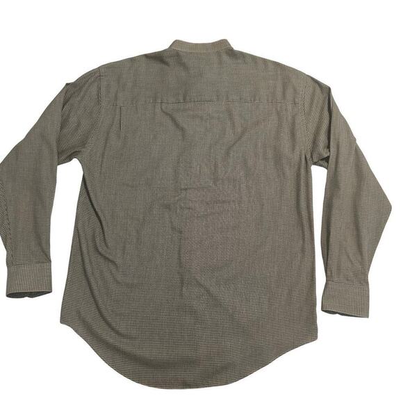 Yves Saint Laurent men's band collar long sleeve button down size 15 1/2 (M) - Picture 7 of 8